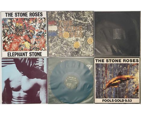 MANCHESTER ICONS (JOY DIVISION/STONE ROSES/SMITHS) - LPs/12". Mega bundle of 10 x LPs/12" from Manchester's finest... Titles 