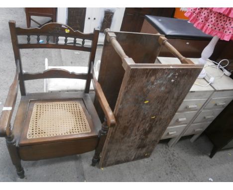 2 bedsides, table, commode etc