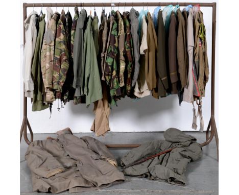 &nbsp;Military uniform.&nbsp; Miscellaneous army tunics, shirts, trousers and other garments,&nbsp; &nbsp; used by the later 