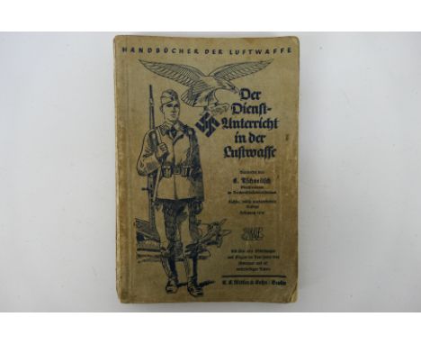 World War Two (WW2 / WWII), Handbucher Der Luftwaffe, Luftwaffe service manual, published by E Mittler & Sohn, Berlin. [W]