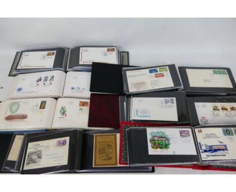 Philately - Seven binders of first day covers, UK and Israel, 1950's and later. [W]