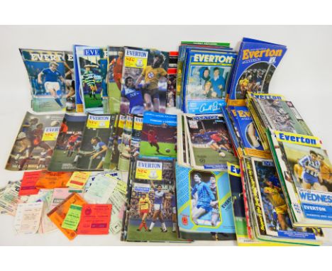 Everton Football Club - A quantity of programmes, predominantly Everton to include league and cup games, mostly home matches 