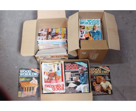 Woodwork and Toy Model Magazines - A quantity of Practical Woodworking and Toy Model magazines from the 1980s/90s/ and early 