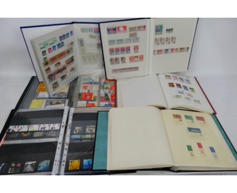 Philately - A collection of binders and stockbooks containing UK and foreign stamps, Cinderellas, small quantity of mint stam