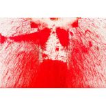 Hermann Nitsch, Schüttbild mit Malhemd