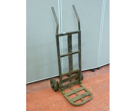 Vintage metal sack truck