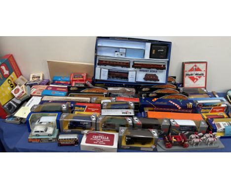 A Hornby Dublo Electric Train set EDP2 Duchess of Atholl boxed together with a collection of model vehicles including Corgi, 