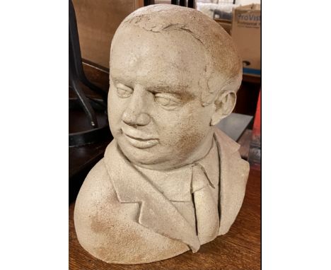 JoblingDylan ThomasA stoneware portrait bustSigned and dated 1991