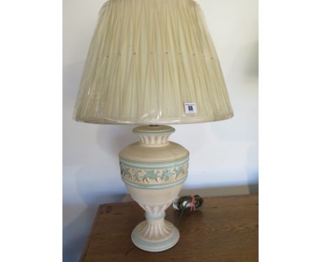 A new decorative table lamp with shade - 69cm H - in working order 