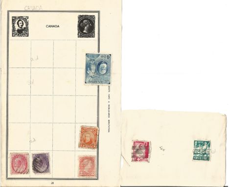 British Commonwealth stamp collection 15 pages of interesting stamps includes Canada, Nigeria and New Zealand some valuable. 