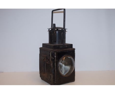 British rail railway lamp