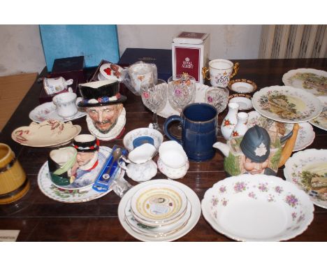 Coalport, Royal Worcester, Royal Albert, Royal Doulton, other glass &amp; ceramics