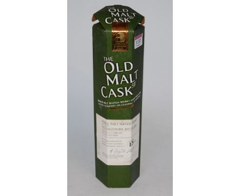 Mannochmored Distillery aged 18 years Single Malt Scotch Whisky, from the Old Malt Cask, 70cl, 50%, one bottle 