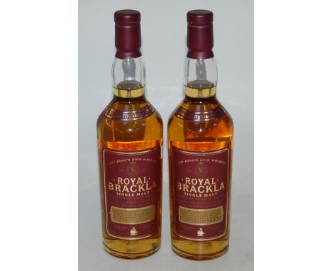 Royal Brackla Single Malt Highland Scotch Whisky, 70cl, 40%, two bottles