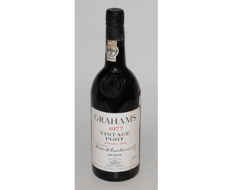 Graham's Vintage Port, 1977, one bottle 