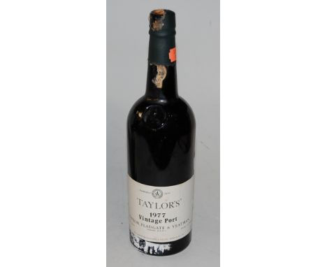 Taylor's Vintage Port, 1977, one bottle