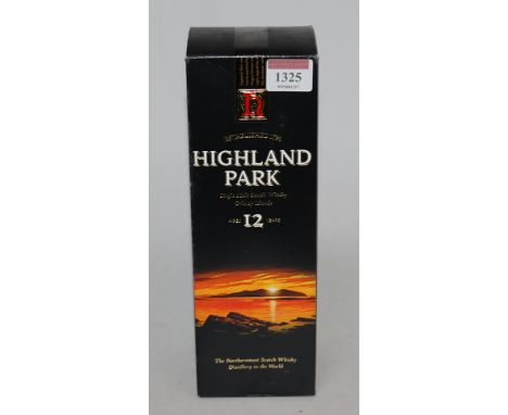 Highland Park aged 12 years Single Malt Scotch Whisky, 70cl, 40%, one bottle in carton