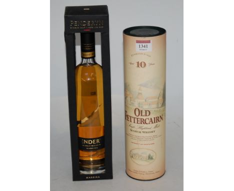 Old Fettercairn aged 10 years Single Highland Malt Scotch Whisky, 70cl, 40%, one bottle in carton; and Penderyn Single Malt W