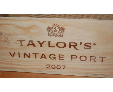 Taylor's Vintage Port, 2007, four bottles, OWC