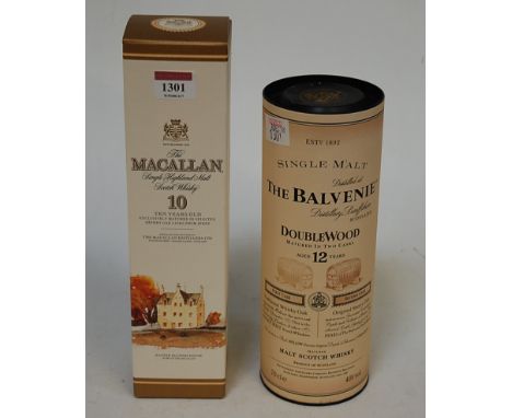 Macallan 10 year old Single Highland Malt Scotch Whisky, matured in selected sherry oak casks from Jerez, 70cl, 40%, one bott