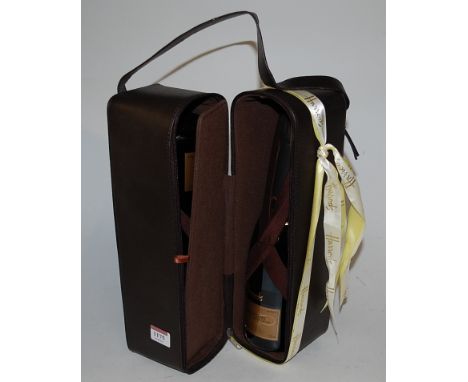 Harrod's Grand Cru Vintage Champagne, 2002, two bottles, in fitted presentation case