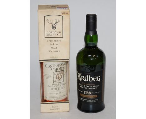 Gordon & MacPhail Connoisseur Choice Single Islay Malt Scotch Whisky, distilled at Port Ellen, 1977, 70cl, 40%, one bottle in