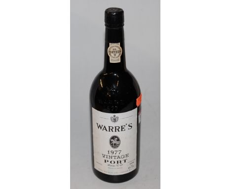 Warre's Vintage Port, 1977, one bottle