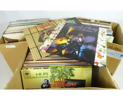 60's, 70's and 80's vinyl LP's in three boxes    Condition Report   Click here for further images, condition, auction times &