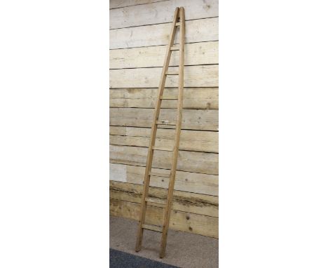 Wooden window cleaning ladder