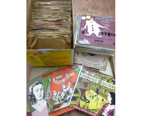 Collection of 78's vinyl records and some early 33's    Condition Report   Click here for further images, condition, auction 