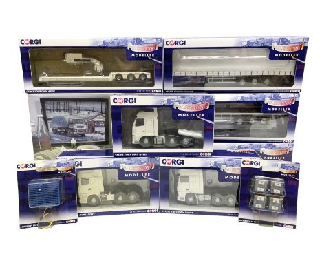 Corgi - limited edition Cafe Connection Albion Reiver Sheeted Platform lorry W.H. Malcolm Ltd Jungle Cafe No.CC11603; and sev