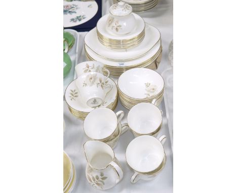 A Royal Doulton "Yorkshire Rose" part dinner and tea service, 38 pieces approx