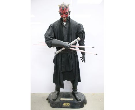 Star Wars Episode I - The Phantom Menace life size Darth Maul promotional statue model by Pepsi / Frito Lay, used in cinemas 