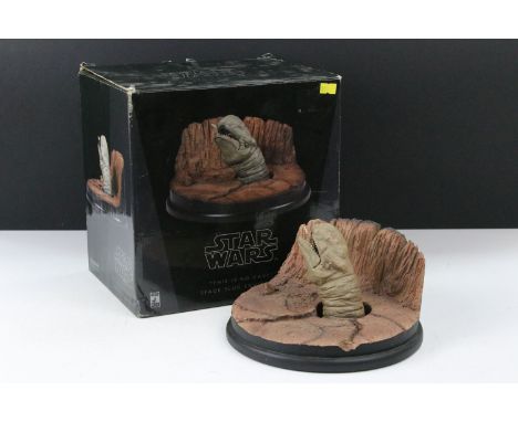 Star Wars - Boxed ltd edn Sideshow Collectibles Exclusive This is No Cave Space Slug Enviorama, numbered 1311/2000, ex condit