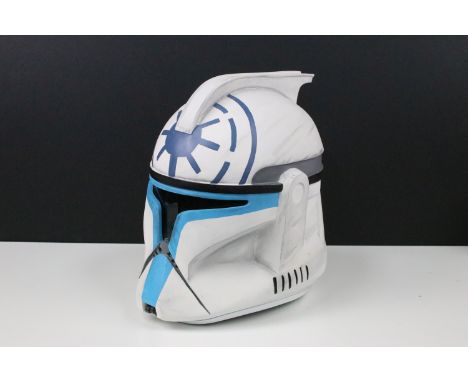 Star Wars - Full Size replica Star Wars Clone Trooper Jesse helmet, scratch built model, with painted features done by 'M.Com