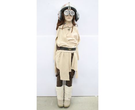 Star Wars - Full Size replica Anakin Skywalker Episode I - The Phantom Menace figure, clothed in Annie outfit with Don Post P