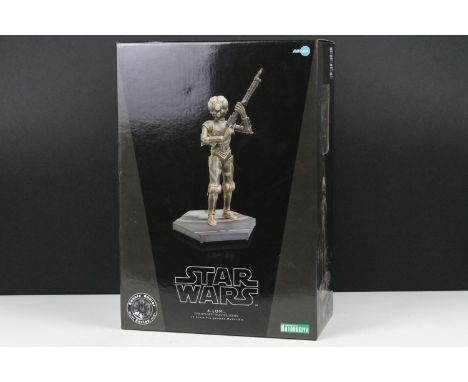 Star Wars - Boxed Kotobukiya ARTFX Bounty Hunter Series 4-LOM 1/7 scale pre-painted model kit, sealed and unopened