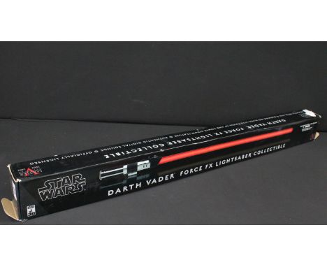 Star Wars - Boxed Master Replicas Darth Vader Force FX Lightsaber Collectible, complete with all inner packaging, possibly un