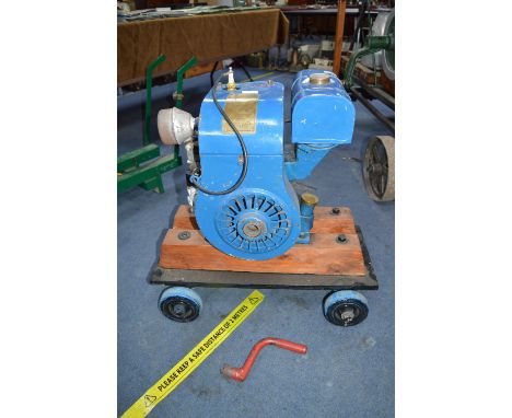 Jap Model 4/2 Stationary Engine Mounted on Trolley 
