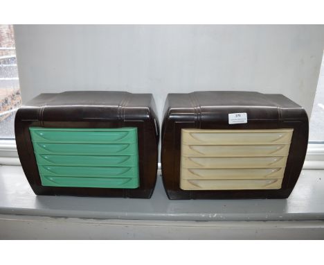Two 1930's Raymond Electric Magnavox Bakelite Speakers 