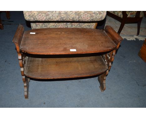 1930's Oak Occasional Table 