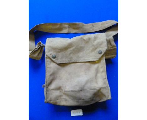 WWII British Gas Mask Bag with WD Arrow dated 194?