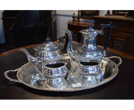 Silver Plated Tea Service and Tray 