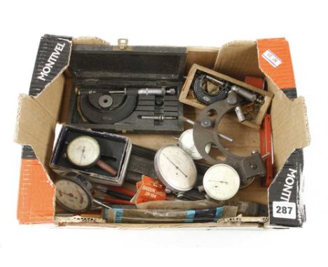 Engineers gauges and other tools 