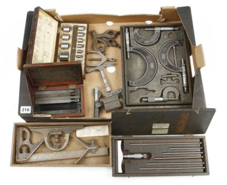 Three boxed and one part boxed sets of engineer's tools G