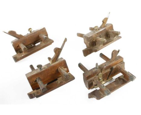 Three beech ploughs and sash fillester G