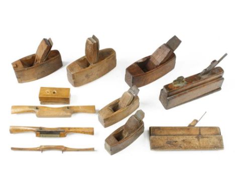 A toothing plane, compass plane and seven others G+