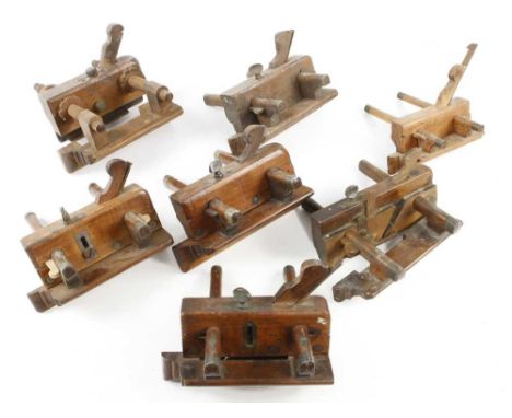 Six ploughs and a sash fillester G