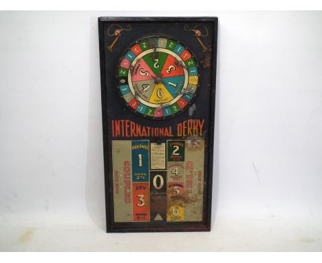 Gotham - A vintage International Derby Horse racing game manufactured by Gotham Pressed Steel Corporation New York. The Game 