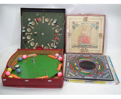 Chad Valley - Future Games - a mixed collection of boxed vintage games that includes Chad Valley The Britannia Compendium of 